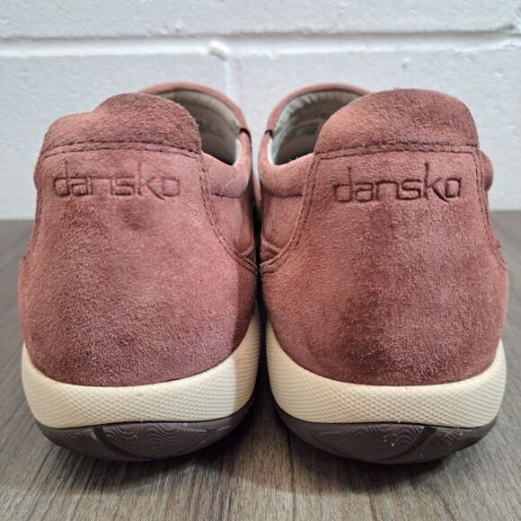 Dansko Casual Clogs Purple Suede Leather Slip On Shoes Women's Size 8.5 - Picture 5 of 8